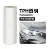 Película Cambia Color Faro de Coche Tph Película de Luz Oscurecida Pu Luz de Cola Luz Antiniebla Película Protectora Transparente sin Rastro para Coche Venta al por Mayor