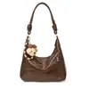 Bolso Tote de Moda Retro para Viajes Diarios para Mujer Otoño 2026 Nuevo Casual Gran Capacidad Estilo Perezoso Bolso de Hombro Cruzado