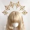 Tocado Cosplay Halloween Lolita Gótico Estilo Oscuro Disfraz Accesorios para el Cabello Aureola Nuevo Tocados Otros