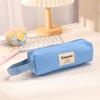 Estojo de Lápis Colorido Candy, Bolsa de Armazenamento Fofa para Meninos e Meninas, Estojo de Lápis Estilo Japonês em Lona para Material de Papelaria, Estojo de Lápis Bolsa