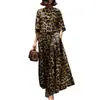 Conjunto Feminino Nova Moda Primavera e Verão 2026 Comércio Exterior Transfronteiriço: Conjunto de Duas Peças: Camisa com Estampa Floral Boêmia + Calça Wide Leg