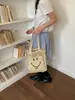 Bolso de Mano Tejido Hueco para Mujer 26 Nuevo Estilo Tejido a Mano Artístico Casual de Paja para Vacaciones en la Playa