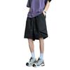 Pantalones Cortos Cargo de Seda de Hielo de Secado Rápido para Hombre Verano Ropa Exterior 2025 Nuevos Pantalones de Playa Finos de Cinco Puntos Sueltos Casuales de Longitud Media