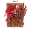 Bolsa de Materiales DIY Flor Seca Inmortal Tuanjian Marco de Fotos Pintura Tarjeta de Felicitación Tuanfan Ramo Pequeño Hecho a Mano Flor Real Bolsa de Flores en Relieve