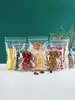 Bolsas Altamente Transparentes Auto-Sellables con Cierre de Cremallera para Alimentos, Artículos Especiales, Snacks, Empaque de Supermercado, Engrosadas en Varios Tamaños