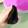 Estropajo de Silicona de Cuatro Hojas Más Vendido Transfronterizo, Herramienta de Limpieza, Almohadilla Limpiadora de Brochas de Maquillaje con Ventosa, En Stock