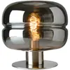 Nova luminária de mesa pequena de vidro pós-moderna simples para sala de estar, modelo de arte criativa nórdica para sala de modelo, quarto, abajur de mesa de cabeceira