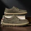 Mocasines para Hombre 2026 Nuevo Otoño Vintage de Gama Alta para Negocios de Punta Ancha Casuales Estilo Británico Versátiles Talla Grande Zapatos de Piel