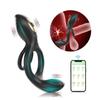 Fábrica de produtos para adultos atacado Jason controle remoto APP anel duplo duplo choque anel de trava de silicone masculino suprimentos para casais