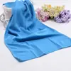 Toalla Deportiva de Microfibra Estilo Nuevo Europeo y Americano Color Sólido Terciopelo de Doble Cara Secado Rápido Absorbente de Agua Toalla Refrigerante Toalla Absorbente de Sudor para Fitness