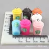 Funda para Teléfono Móvil Taza de Café Pegamento de Crema Adornos de Bebida en Miniatura Botella de Paisaje Accesorios Micro Accesorios de Resina para Bricolaje Venta al por Mayor
