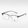 H6617 montura para cejas de negocios para hombre que combina con todo se puede equipar con gafas cuadradas sencillas cómodas para miopía y anti luz azul