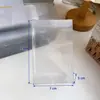 En Stock Gomas Grandes para el Cabello Caja Transparente Accesorios para el Cabello Caja de Regalo Pinzas para el Cabello Lindas con Tarjeta Trasera Impresión de Logo