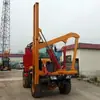 Qiancheng Martillo Perforador de Pilotes para Barrera Ondulada Máquina Integrada de Instalación y Extracción Rápida de Pilotes Perforadora de Carretera Pequeña Multifunción