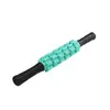 Palo de Masaje con Engranajes Entrenador Personal Rodillo de Fascia Palo Rodillo de Plástico Eje Palo Masajeador de Relajación Muscular Profunda Fitness Yoga Eje de Masaje