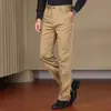Calça Casual Masculina de Alta Qualidade 2026 Outono Novo Estilo Elástica Reta Solta Calça Social para Meia-idade Calça Longa Venda por Atacado