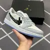 Zapatillas de Baloncesto Auténticas Aj1 Gancho Invertido, Zapatos de Skate de Caña Baja, Piel de Vaca de Primera Capa de Alta Calidad, Unisex, Zapatos de Putian, Transfronterizo