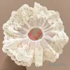 Lazo para coleta dulce y versátil para mujer, Cuerda para el pelo simple y elegante, Scrunchie de gran tamaño para verano, Accesorio para el pelo fresco y simple