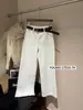 Jeans de pierna estrecha y ancha Su Xin Lan/YOUMO estilo coreano, elásticos en cuatro direcciones, diseño de bolsillo 17519-7 (viene con cinturón)