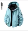 Chaqueta de pareja de moda para hombre de primavera y otoño transfronteriza, chaqueta deportiva cortavientos, chaqueta fina para exteriores, en stock
