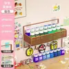 Estante de Almacenamiento de Cuentas Perler sin Taladro Estante de Pared Multicapa Estante de Clasificación y Exhibición de Materiales para Cuentas Perler Hecho a Mano DIY