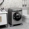 Patas Amortiguadoras para Base de Lavadora, Antideslizantes y a Prueba de Golpes, Elevación de Altura Totalmente Automática, Almohadilla Elevadora Universal, Alfombrilla Silenciosa para Suelo