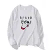 Nuevo Top Informal Divertido con Diseño de Cachorro de Dibujos Animados para Primavera y Otoño 2025, Ropa Exterior Versátil, Camiseta Básica de Manga Larga para Mujer
