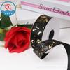 Cinta de regalo de 2,5 de ancho, cinta para embalaje de flores, cinta decorativa para sombreros al por mayor, cinta de seda estampada, cinta de estrella
