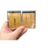 Pegatinas para Teléfono Chapadas en Oro con Mensajes Auspiciosos para un Futuro Brillante, Buena Suerte y Seguridad, Regalos Personalizados para Atracciones Turísticas