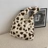 518670 Bolso de Hombro de Felpa Amor Otoño e Invierno Bolso Tote Portátil de Gran Capacidad Bolso de Mano de Felpa para Axila