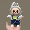Adecuado para Ropa de Muñeca Labubu, Peluche Vinilo Sentado Fiesta Primera, Segunda y Tercera Generación Traje de Falda de Repuesto