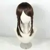 A Quinta Personalidade Gardener Está Esperando o Vento Chegar Peruca Cos Lan Die Jingmeng Especial Castanho Escuro Cabelo Trançado em Cantos Peruca Cos para Mulheres