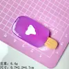 Accesorios de resina de paleta luminosa hechos a mano creativos pegamento de crema DIY pasador funda de teléfono móvil decoración de pegatina de refrigerador material