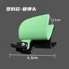 Soporte automático de rebote con cabeza de aleación de aluminio y rosca universal de 8 mm, adecuado para aparejos de pesca y cañas de pescar grandes, con protector de goma suave para la caña