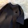 Camiseta de Manga Corta del Fabricante de Origen para Hombre Verano Holgada Dibujos Animados Estampado Americano Marca Trendy Estudiante Top de Media Manga Camiseta