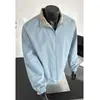 Chaqueta Casual Suelta de Solapa Estilo Nuevo, Ropa con Protección Solar para Hombre, Marca de Moda Trendy con Bloques de Color de Verano, Elegante Chaqueta a Cuadros de Secado Rápido para Hombre