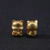 Cuentas Espaciadoras de Caballo de Cinco Fortunas Color Arena Dorada Fuerte que Conserva el Color Pulsera de Cuentas Hecha a Mano Collares Cuentas Espaciadoras Accesorios que No se Desvanecen Listos para la Venta