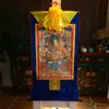 Pintura decorativa Thangka Tíbet impresión dorada 35*20cm una variedad de actividades opcionales para formar pintura de Buda Thangka