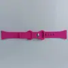 Adecuado para Pulsera de Smartwatch Samsung/Huawei 20/22mm Interfaz Adelgazante Correa de Silicona Cintura Pequeña Hebilla de Mariposa