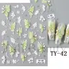 Adesivos de Unhas Artísticas Novos Transfronteiriços Estereoscópicos em Relevo Desenho Animado Floco de Neve de Natal Árvore de Natal Cordão de Luzes Boneco de Neve Adesivos de Unha de Natal