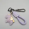 Ganhe Dinheiro Rápido com Este Chaveiro Artesanal de Couro Genuíno, Pingente de Chaveiro de Carro para Casal, Cordão Simples de Chaveiro de Couro