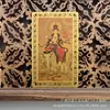 Bodhisattva Samantabhadra Listo para Usar del Fabricante Aleación de Aluminio Material Tarjeta Dorada Venta al por Mayor