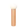 Mango de Aluminio Pequeño Cepillo Esponja para Pan al Vapor Corrector Cubre Ojeras, Marcas de Acné, Cepillo Difuminador, Sin Polvo, Herramientas de Maquillaje Belleza Natural