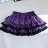 Estilo Deseo Puro Falda Corta de Volantes para Pastel Verano Nuevo Petite Anti-Exposición Cintura Alta Adelgazante Falda de Media Longitud Abullonada