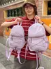 Mochila de Estilo Coreano Ins con Lunares para Estudiantes, Versátil y Multiusos para el Viaje Diario y las Clases