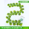 Decoración de Hoja de Uva de Ratán, Enredadera de Flores Artificiales, Planta Verde Envuelta en Tubo, Hojas Colgantes de Techo, Hiedra Verde de Plástico