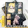 Marco de Fotos Niña Hermosa Cuaderno A5 Nuevo Anime Color Completo Libro de Mano de Aspecto Elevado Dulce Bloc de Notas Diario