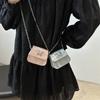 Bolsa Feminina Mini Pequena Quadrada, Bonita e Simples, Corrente Borboleta Popular Este Ano, 2024 Estilo Estrangeiro Verão Nova Bolsa de Ombro