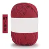 Hilo de Algodón Coreano de Leche de 4 Hebras, Lana Media, Bola de Hilo de Grosor Medio para Muñecas Hechas a Mano, Hilo para Crochet, Bola de Hilo Tejida a Mano