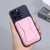 Produto Novo de Fábrica Atacado Porta-Cartões Dobrável de Couro Porta-Celular Universal Porta-Cartões Porta-Cartões Borboleta Suporte de Mesa Preguiçoso
